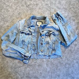 2/$30 Misc Bundle Deal - Forever 21 Denim Cropped Jacket - M
